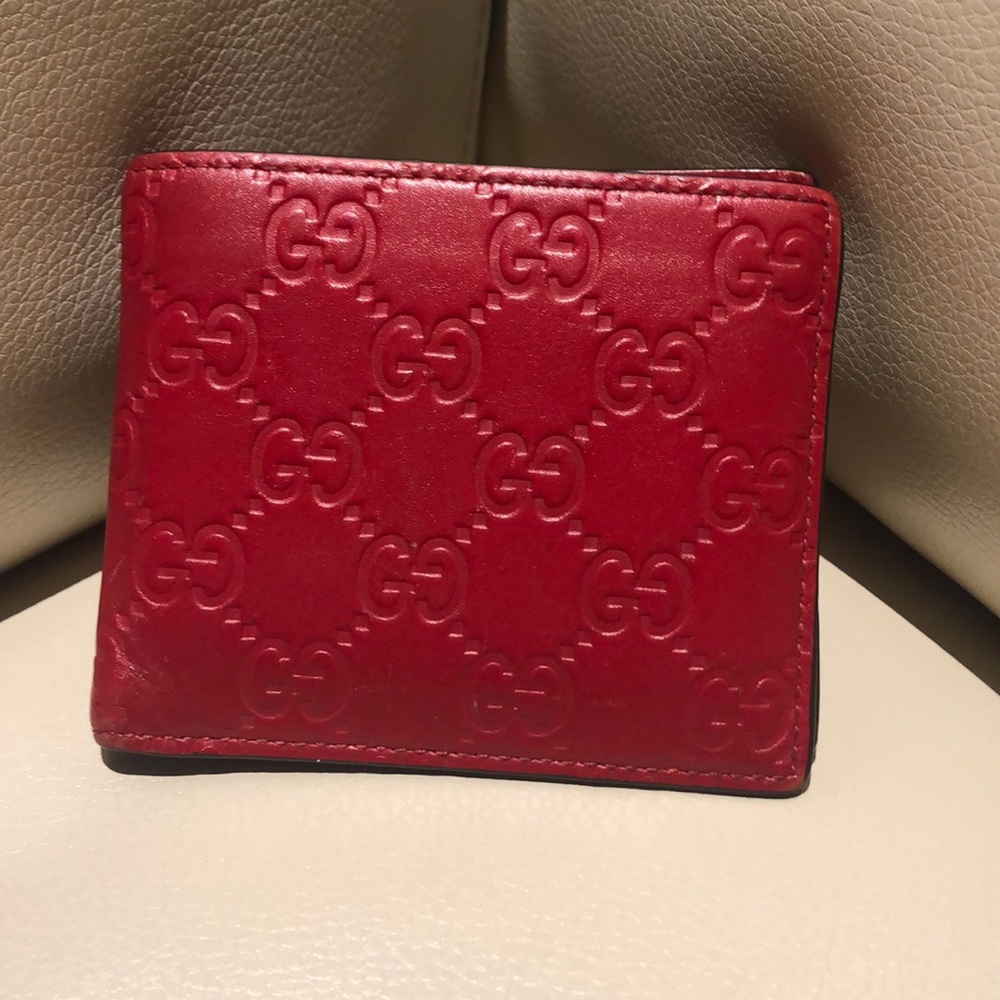 Red Gucci Wallet